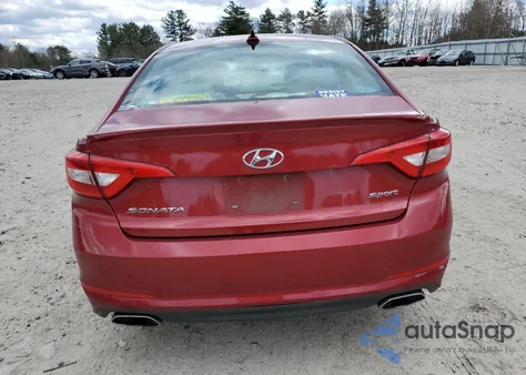 2016 Hyundai Sonata Sport z USA, uszkodzony, nr VIN 5NPE34AFXGH436214